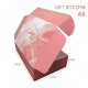 Elegant Pink Watercolor Mailer Small Gift Box with Gold Foil | D18 Series Premium Gift Packaging Elegant Pink Watercolor Mailer Small Gift Box with Gold Foil | D18 Series Premium Gift Packaging