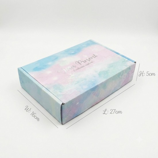 Pastel Dream Watercolor Gift Box & Mailer | D19 Premium Corrugated Gift Box Singapore