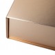 Ez-Fold Designer Rigid Rectangular Gift Box w/Magnetic Closure-ROSE GOLD