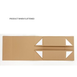 EZ-Fold Luxury Magnetic Gift Box 23x15x10cm | Premium Rigid Folding Gift Box Singapore [KRAFT]
