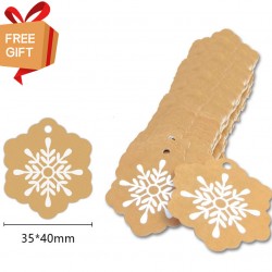 Kraft Gift Tag GT18 (with 10yards string)