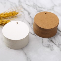 Round Blank Kraft Gift Tag GT23 Round Blank Kraft Gift Tag GT23