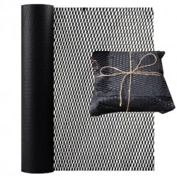 Reusable & Eco-Friendly Kraft Honeycomb Wrapping Paper Roll BLACK Reusable & Eco-Friendly Kraft Honeycomb Wrapping Paper Roll BLACK