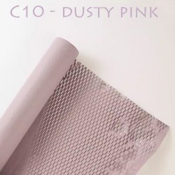 Reusable & Eco-Friendly Kraft Honeycomb Wrapping Paper Roll Premium Dusty Pink