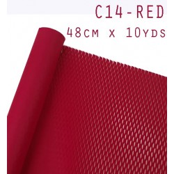 Reusable & Eco-Friendly Kraft Honeycomb Wrapping Paper Roll Premium Red