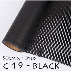 Reusable & Eco-Friendly Kraft Honeycomb Wrapping Paper Roll BLACK