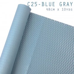 Reusable & Eco-Friendly Kraft Honeycomb Wrapping Paper Roll Blue-Gray