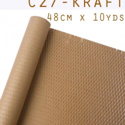 Reusable & Eco-Friendly Kraft Honeycomb Wrapping Paper Roll Kraft