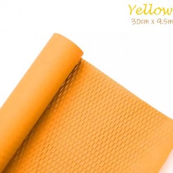 Reusable & Eco-Friendly Kraft Honeycomb Wrapping Paper Roll Yellow