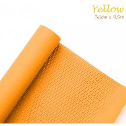 Reusable & Eco-Friendly Kraft Honeycomb Wrapping Paper Roll Yellow
