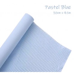 Reusable & Eco-Friendly Kraft Honeycomb Wrapping Paper Roll Pastel Blue