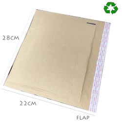PLAIN Eco-Friendly Kraft Paper Honeycomb Padded Mailer #2228