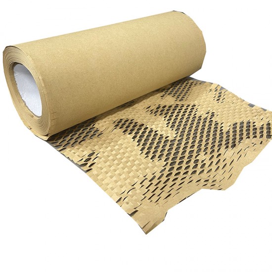 Eco-Friendly Kraft Honeycomb Mesh Wrapping Paper Void Filler / Cushioning & Filler (W: 30cm)