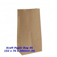 Eco-Friendly Recyclable Kraft Paper Bag #S