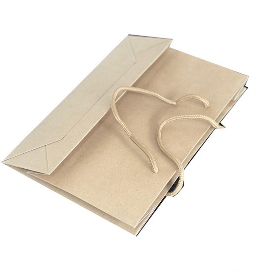 Eco-Friendly Recyclable THICK Kraft Paper Shopping Bag with Handle (H)