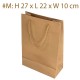 Eco-Friendly Recyclable THICK Kraft Paper Shopping Bag with Handle