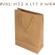 Eco-Friendly Recyclable THICK Kraft Paper Shopping Bag with Handle