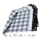 Designer PolyMailer Bags [Black and White Checked]
