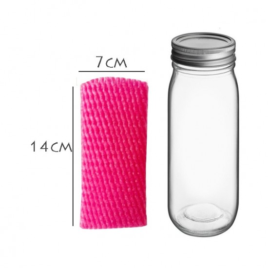 Reusable Wine Bottle Foam Mesh Cover| Fruit Mesh | Foam Mesh Honeycomb for Jar