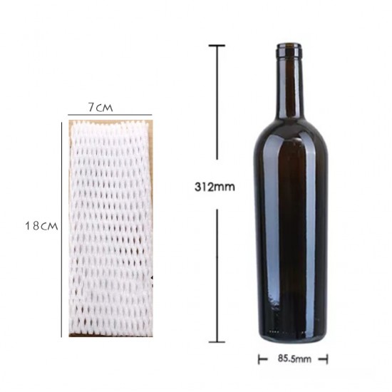 Reusable Wine Bottle Foam Mesh Cover| Fruit Mesh | Foam Mesh Honeycomb for Jar