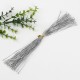 Metallic Strings for Gift Tags, Hanging Ornaments [SILVER]