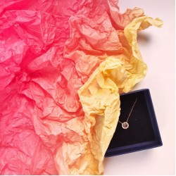 20pcs Ombre Printed Tissue Wrapping Papers [Red Yellow]