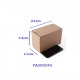 Tamper Evident Postal Mailing RSC Folding Box Size P&S-RSC8-A5