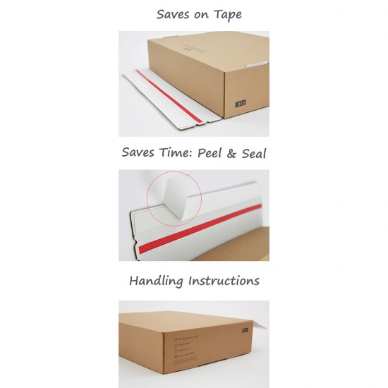 Tamper Evident Postal Mailing Die-Cut Pizza Folding Box Size P&S-DC-B4