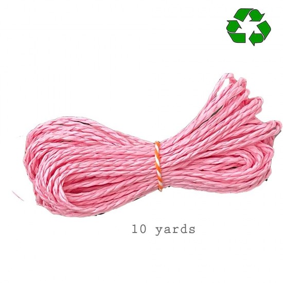 Eco-Friendly Biodegradable Twisted Paper Tying Raffia Strings for Parcels and Gift Tags