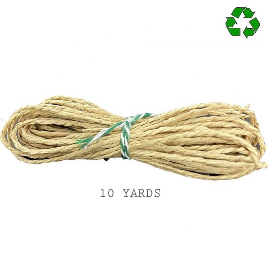 Eco-Friendly Biodegradable Twisted Paper Tying Raffia Strings for Parcels and Gift Tags