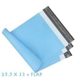 Pastel Blue Poly Mailer #M1 (25.5 x 33cm) – Pack of 100 Peel & Seal Courier Bags