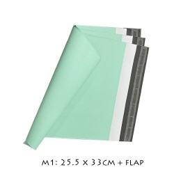 Pastel Green Poly Mailer #M 25.5x33cm