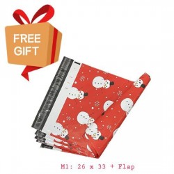 Designer PolyMailer Bags [Snowman]