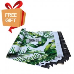 Designer PolyMailer Bags [Green Leaves]
