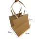 Eco-Friendly Recyclable Kraft Paper Bag with Rivet Handle [Square]