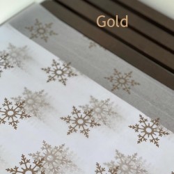 20pcs Designer Printed Tissue Papers - Snow Flakes 20pcs Designer Printed Tissue Papers - Snow Flakes