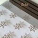 20pcs Designer Printed Tissue Papers - Snow Flakes