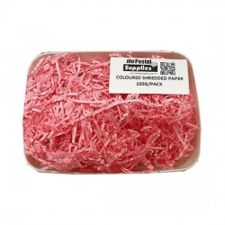 Pink Crinkled Cut Shredded Paper 