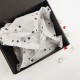 20pcs Designer Printed Tissue Papers - Stars B/W