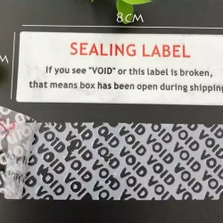 Tamper-Evident Void Security Stickers (M)