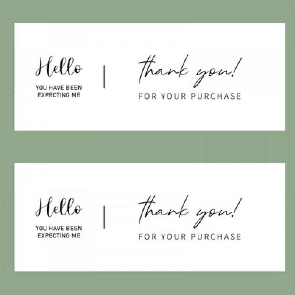 Rectangular Thank You Stickers [Your online shop for Ecommerce ...
