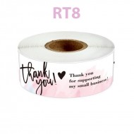 Small Rectangular Thank You Stickers