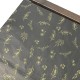 20pcs Designer Printed Tissue Papers - Gold Emboss Leaves