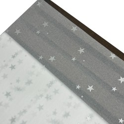20pcs Designer Printed Tissue Papers - Stars S/W 20pcs Designer Printed Tissue Papers - Stars S/W