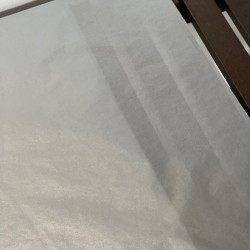 Metallic Silver Thin Wrapping Tissue Papers 50x70cm (17gsm) – 20 Sheets Per Pack Metallic Silver Thin Wrapping Tissue Papers 50x70cm (17gsm) – 20 Sheets Per Pack