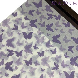 20pcs Printed Tissue Wrapping Paper - Purple Butterflies 20pcs Printed Tissue Wrapping Paper - Purple Butterflies