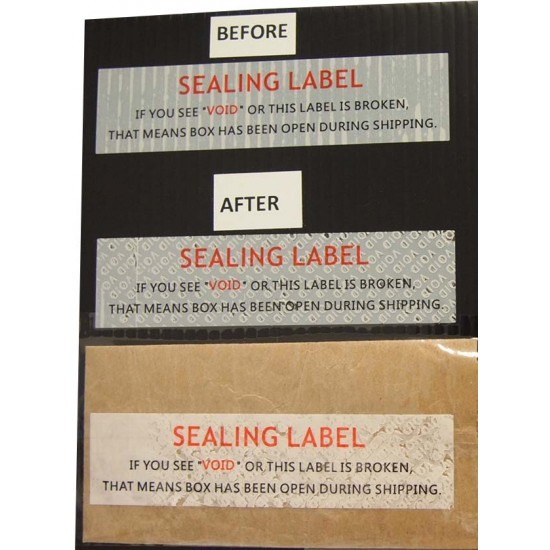 Tamper-Evident Void Security Stickers (M)