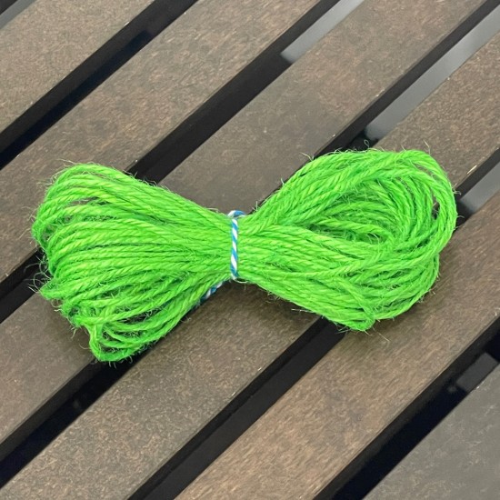 Soft Jute Tying String Emerald Green