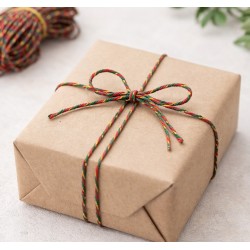 Festive Red, Green & Gold Metallic Baker's Twine (10 Yards) Festive Red, Green & Gold Metallic Baker's Twine (10 Yards)