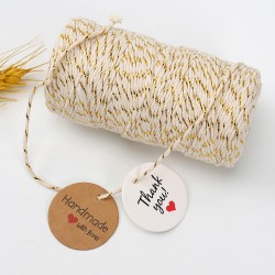 BAKER'S TWINE (GOLD & IVORY) Roll BAKER'S TWINE (GOLD & IVORY) Roll